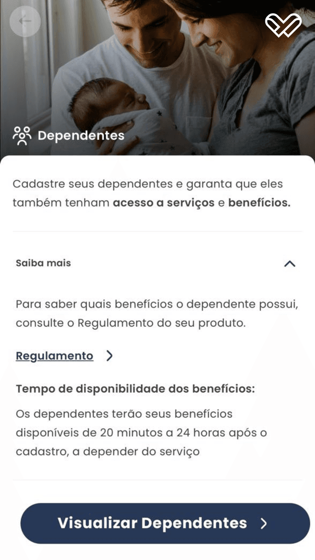Informações sobre dependentes